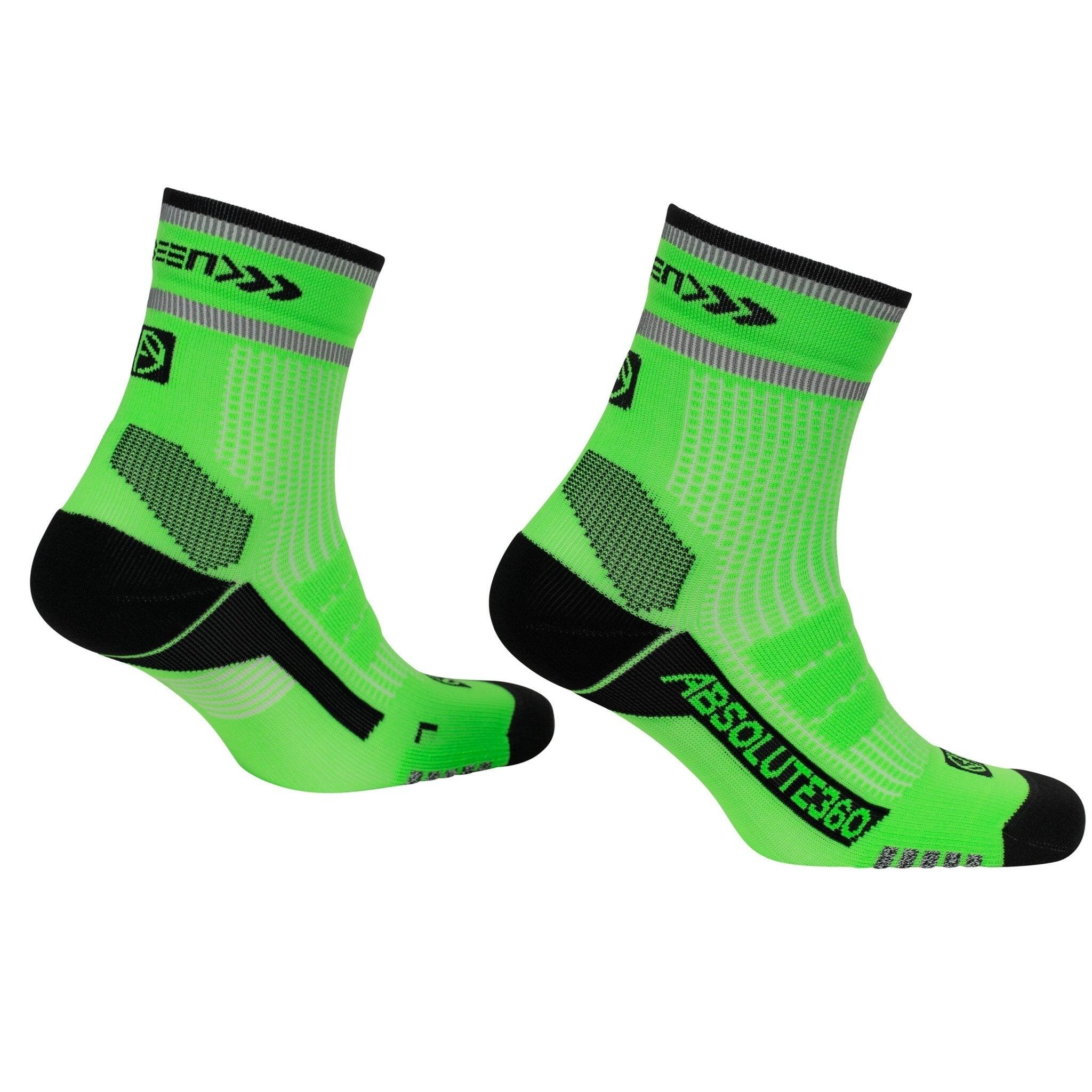 [BE SEEN] Performance Running Socks - Quarter 3/3