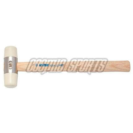 Unior 820A Schonhammer mit Holzstiel und wechselbaren Köpfen, 40mm