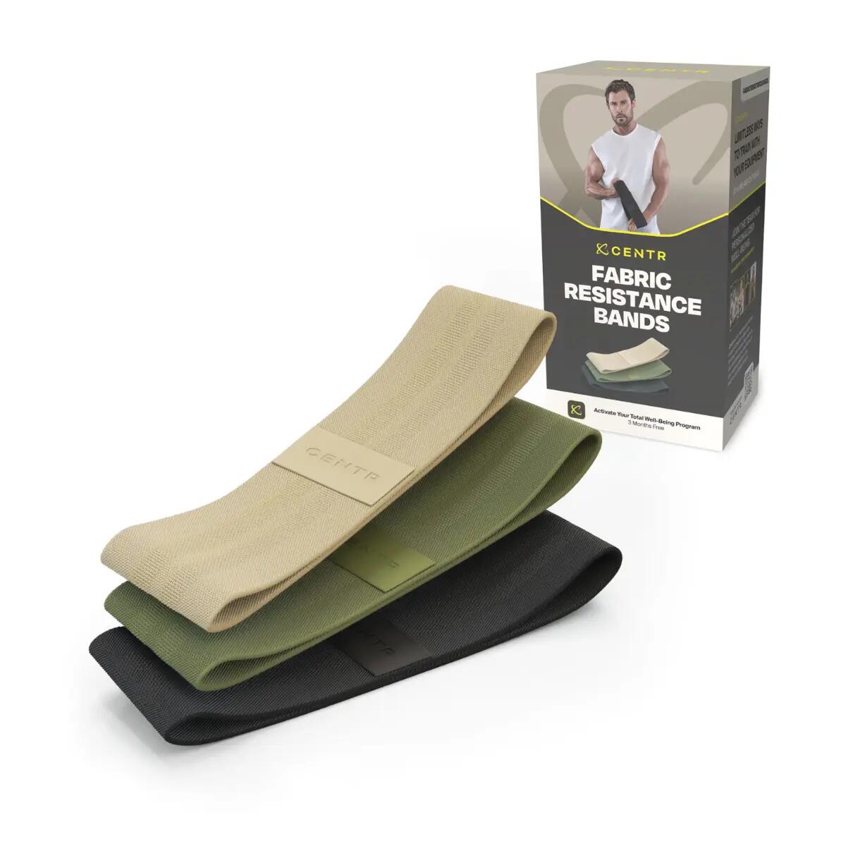 Conjunto de bandas de resistência cfb – leve/média/forte + 3 meses de app centr