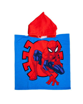 KINDERPONCHO 50X100CM MIKROFASER DISNEY SPIDER-MAN