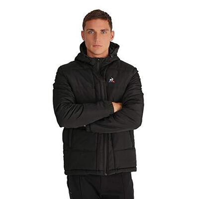 Giacca da Uomo Le Coq Sportif Essentiels Doudoune Heavy - Nero - S