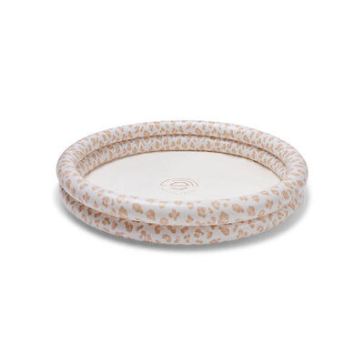 Swim essentials kinderzwembad - beige - leopard - ø 100 cm
