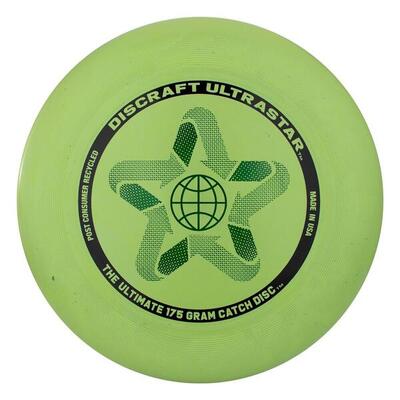Frisbee discraft ultrastar recycled olive 175 gr dcusro groen 27,5 cm