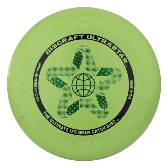 Frisbee Disque à lancer Discraft UltraStar Recycled Olive 175 gr DCUSRO 27,5 cm
