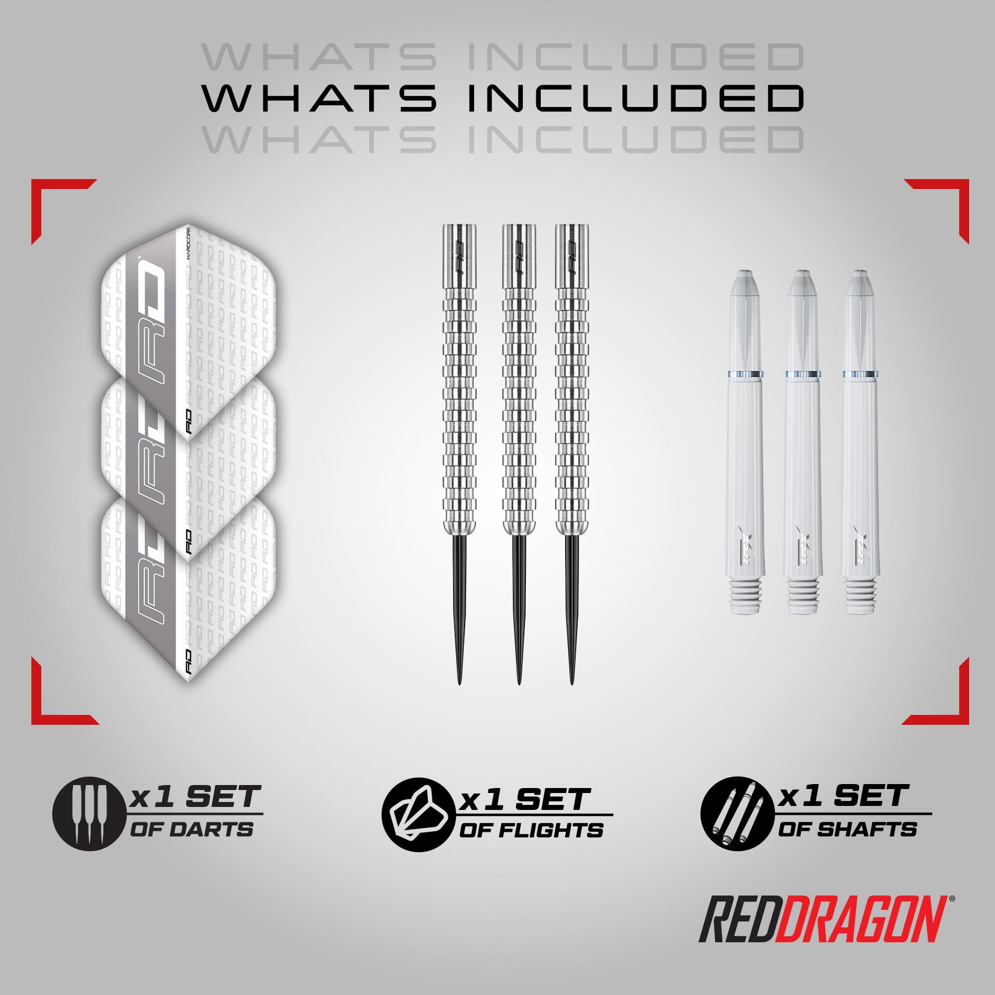 Javelin 20 Gramm Series Profi Dartpfeile Steeldarts Set mit Flights und Schäfte 2/6