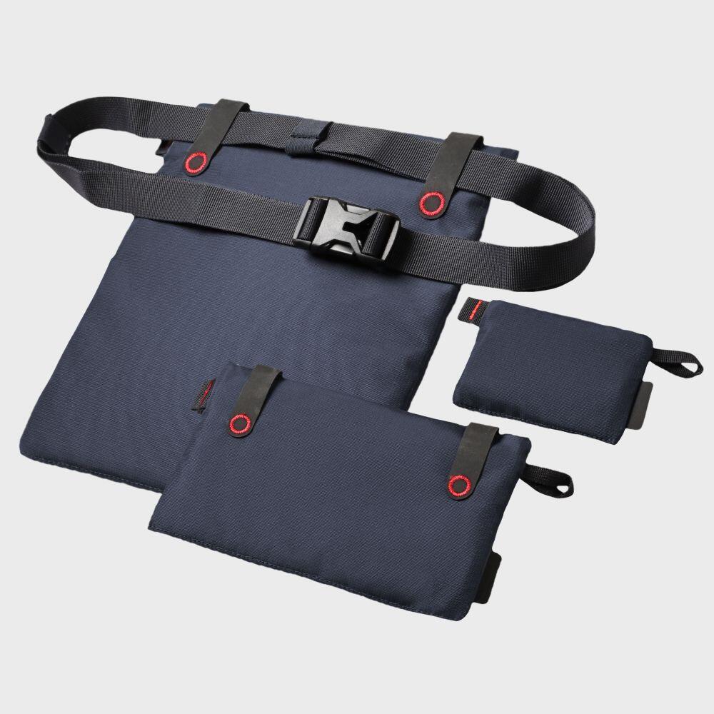 Poches d'organisation set de 3, Accessory Bags, poches supplémentaires, bleu 2/7