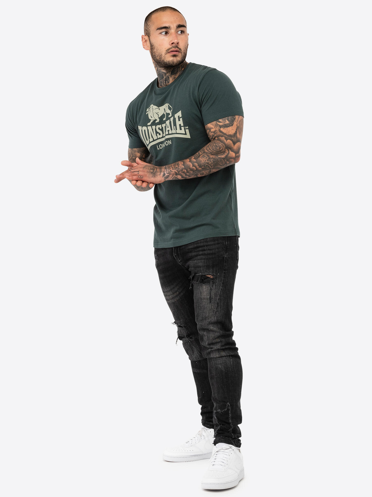 T-shirt Homme Lonsdale verte 3/5