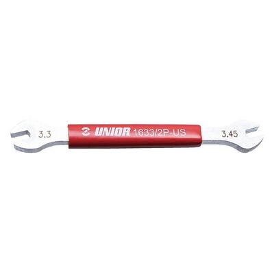 Unior Doppel-Speichenschlüssel 3.3 und 3.45mm. 1633/2P-US