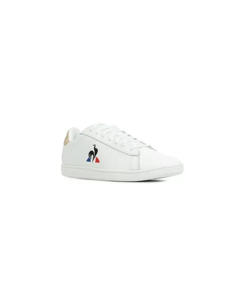 Baskets Homme Baskets Le Coq Sportif COURTSET Blanc Blanc LE COQ SPORTIF 2/6
