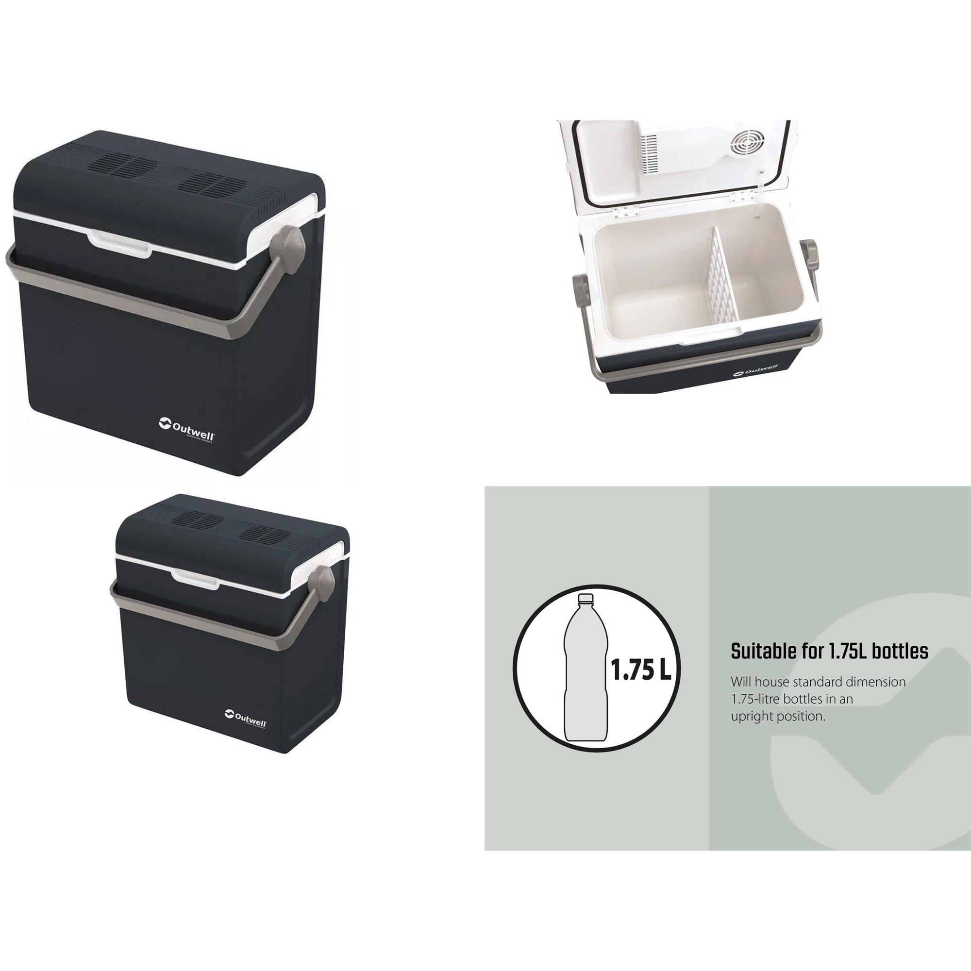 Glacière électrique Outwell ECOcool Lite Dark Blue 24 - 12V/230V Pour Pique-niques Et Voyages