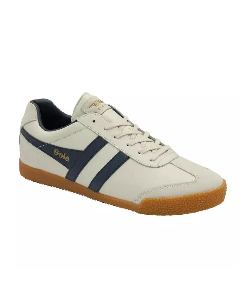 Homme HARRIER LEATHER Gola AE-LEATHER OFF WHITE/NAVY CMB426 Blanc Gola 2/5