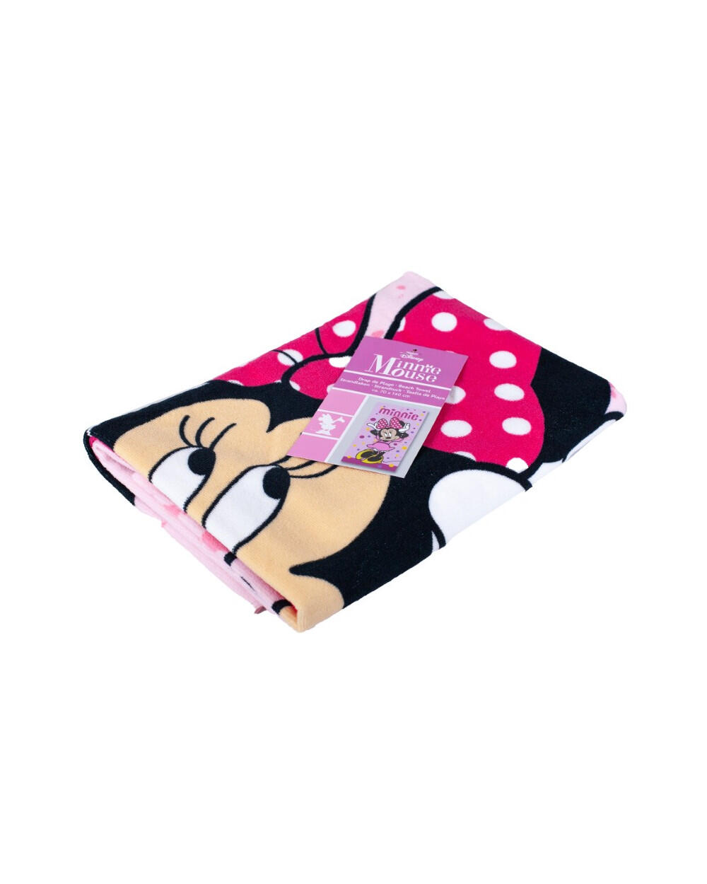 SERVIETTE ENFANT 70X140CM MICROFIBRE DISNEY MINNIE MOUSE 2/4