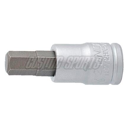 Unior 187/2HX Schraubendreher-Einsatz für Innensechskantschrauben, 1/4", 7mm