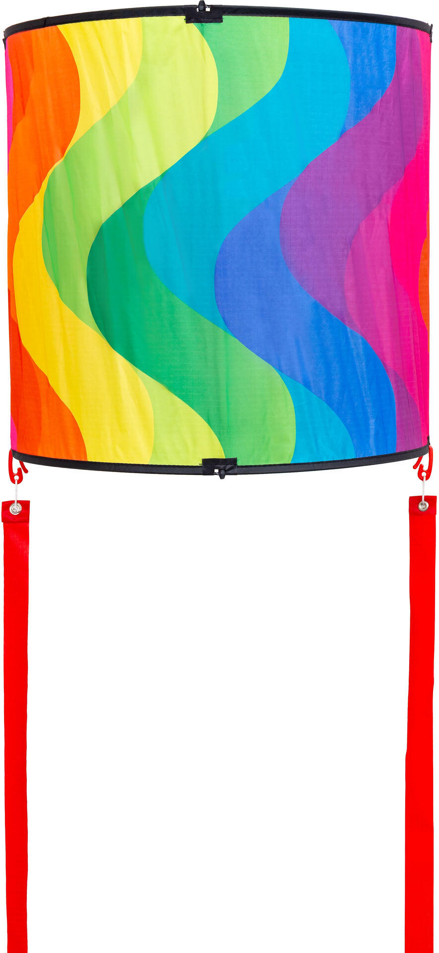 HQ Aquilone per bambini HQ Cylinder Kite Rainbow 100189 Arcobaleno 38 x 38 cm