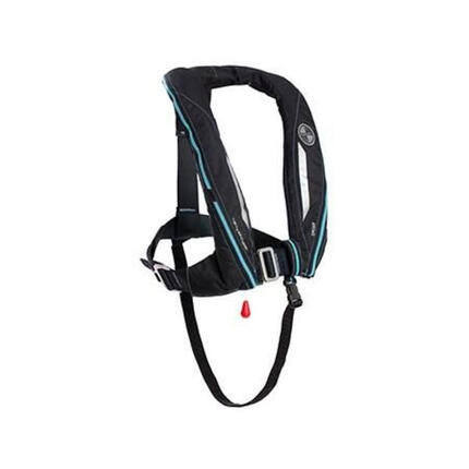 Sport Automatik-Rettungsweste ADV 170N mit Harness, schwarz