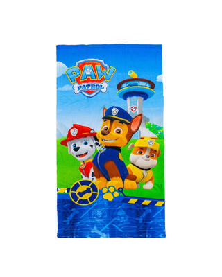 Kinder handdoek 70x140cm microvezel pootpatrouille