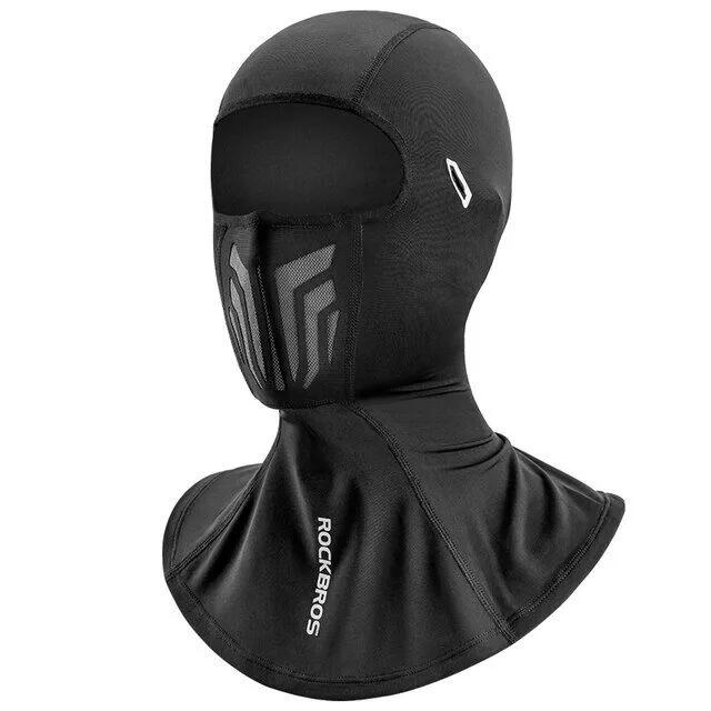 Balaclava / máscara facial rockbros em seda gelada