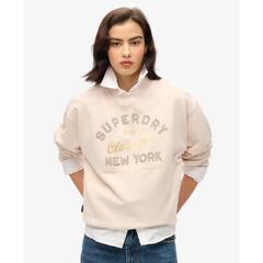 Sweat ample avec logo métallique de luxe SUPERDRY | Decathlon