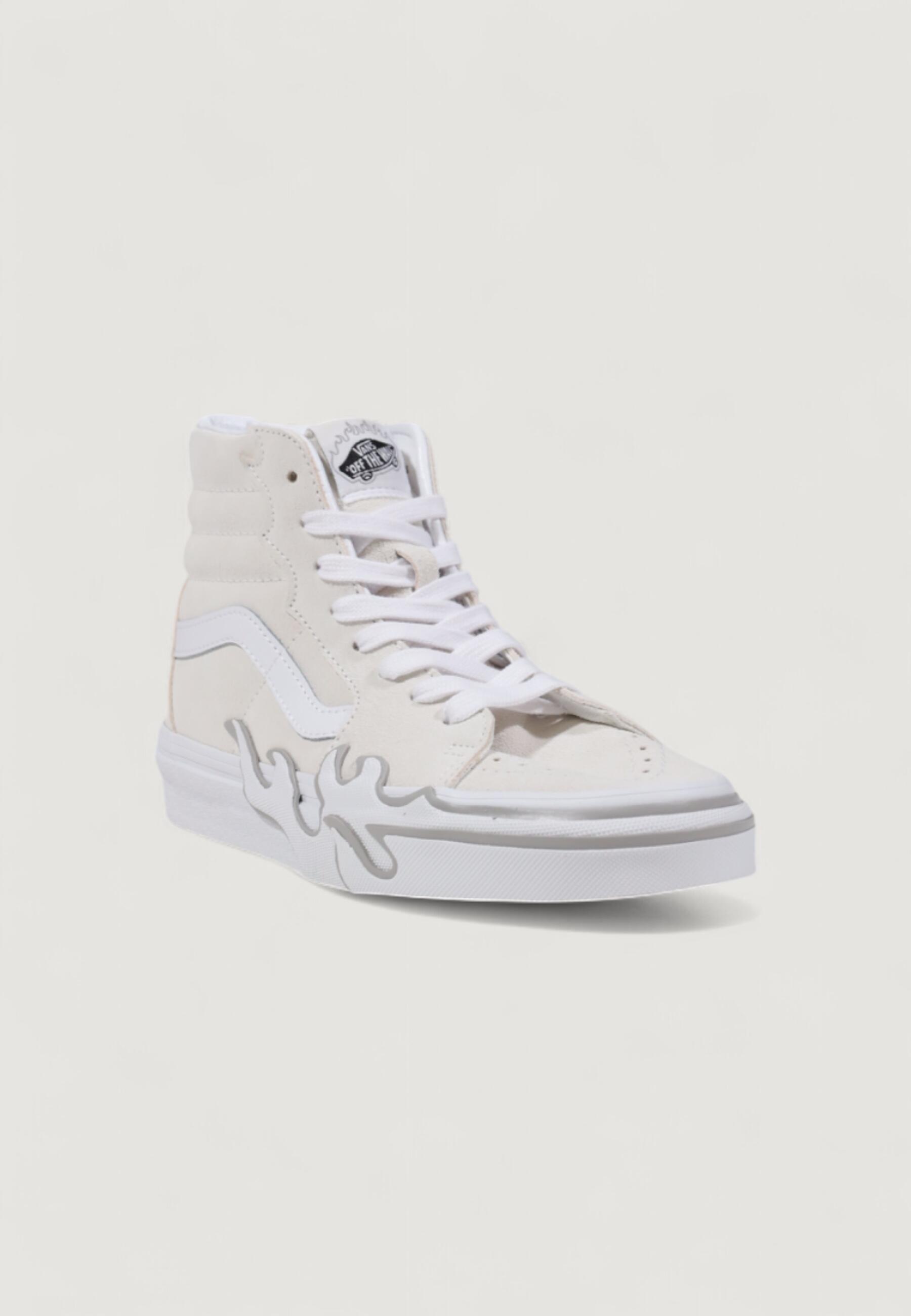 baskets UA SK8-Hi Flame FEMME BLANC 2/5
