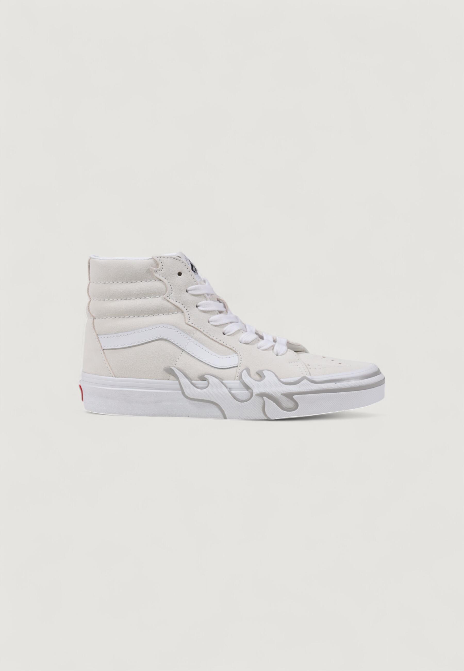 baskets UA SK8-Hi Flame FEMME BLANC 1/5