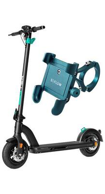 SoFlow SO myTIER E-Scooter + Handyhalterung,dt. Straßenzulassung.-türkis