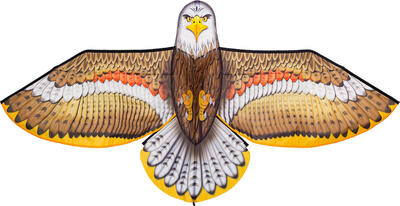 Kindervlieger hq bird kite adelaar 106525 bruin 175 x 80 cm