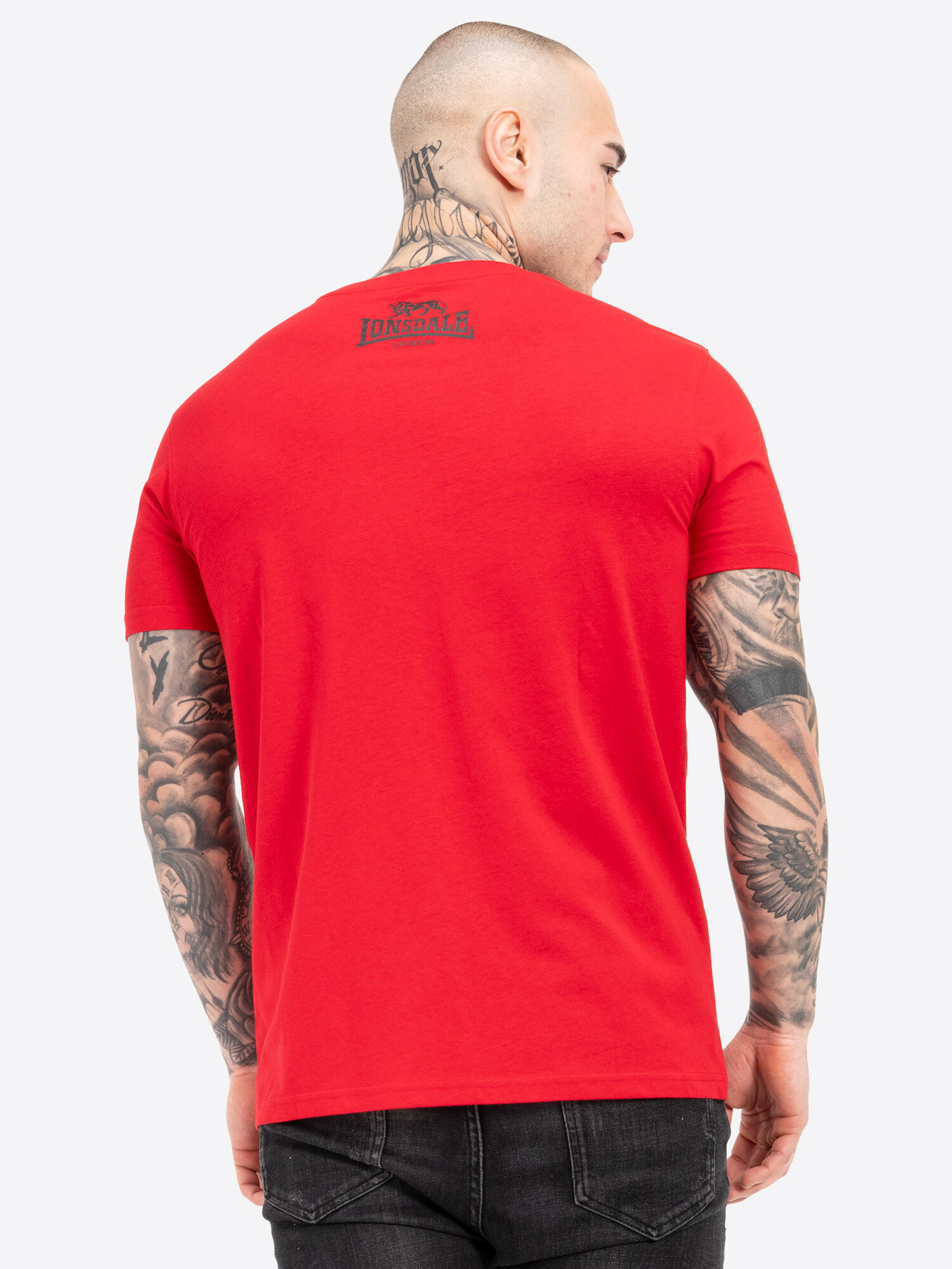 Camiseta Hombre Lonsdale rojo 4/5