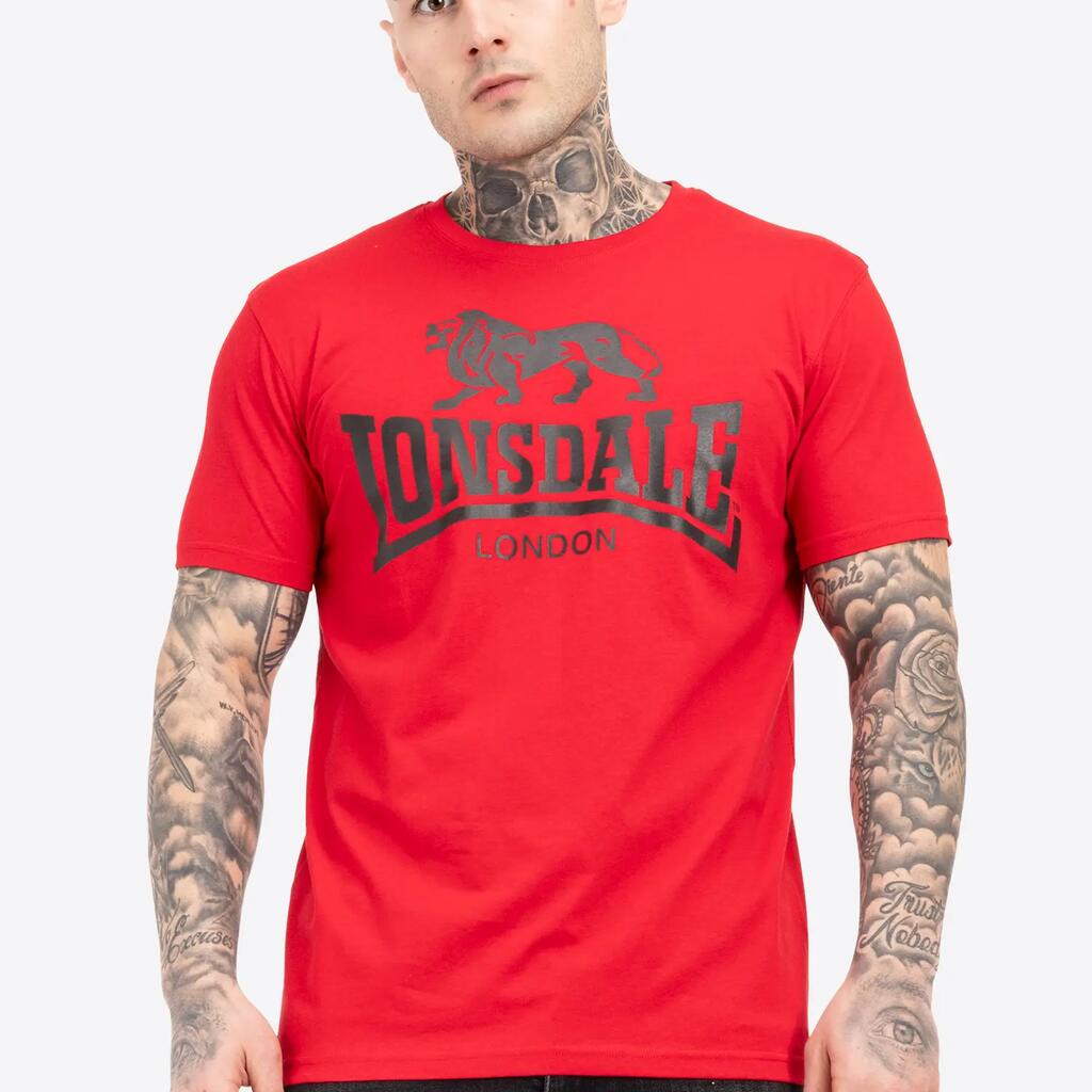 T-shirt homme Lonsdale rouge