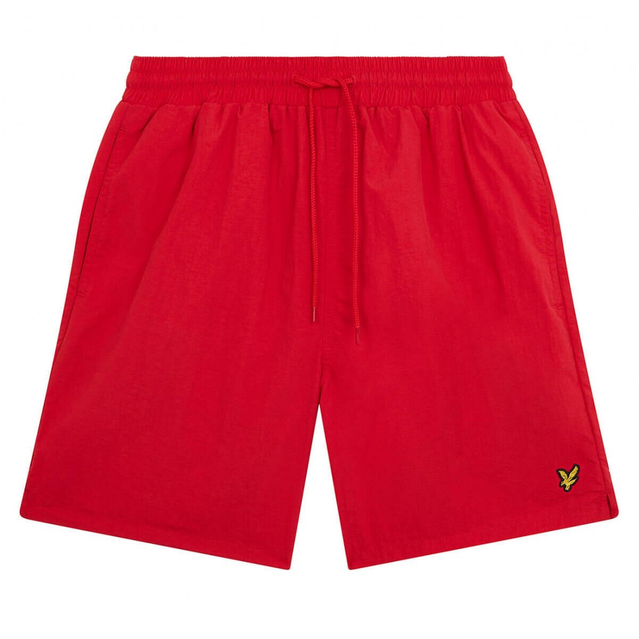 Lyle & Scott Plain Mens Red Swim Shorts 1/1