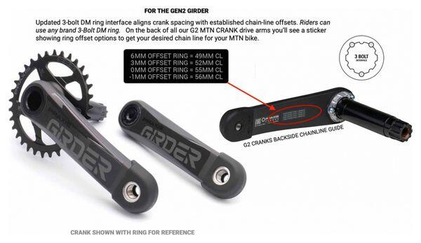 Pedivelle Praxis Girder Carbon Direct Mount (senza valigetta) Nero 5/5