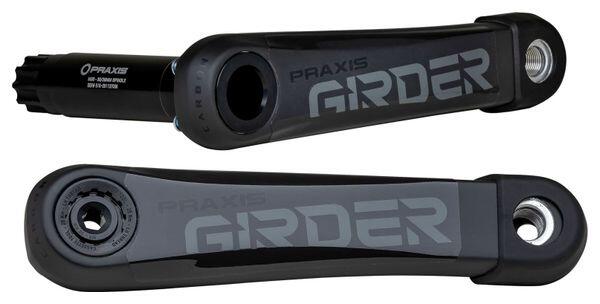 Pedivelle Praxis Girder Carbon Direct Mount (senza valigetta) Nero 1/5