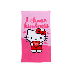 SERVIETTE ENFANT 70X140CM MICROFIBRE HELLO KITTY