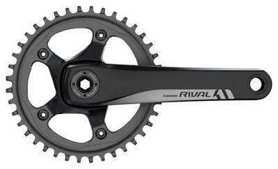 SRAM Pedivella Rival1 GXP 42D 175 mm Nero (Movimento centrale non incluso)