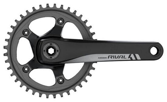 SRAM Pedivella Rival1 GXP 42D 175 mm Nero (Movimento centrale non incluso)