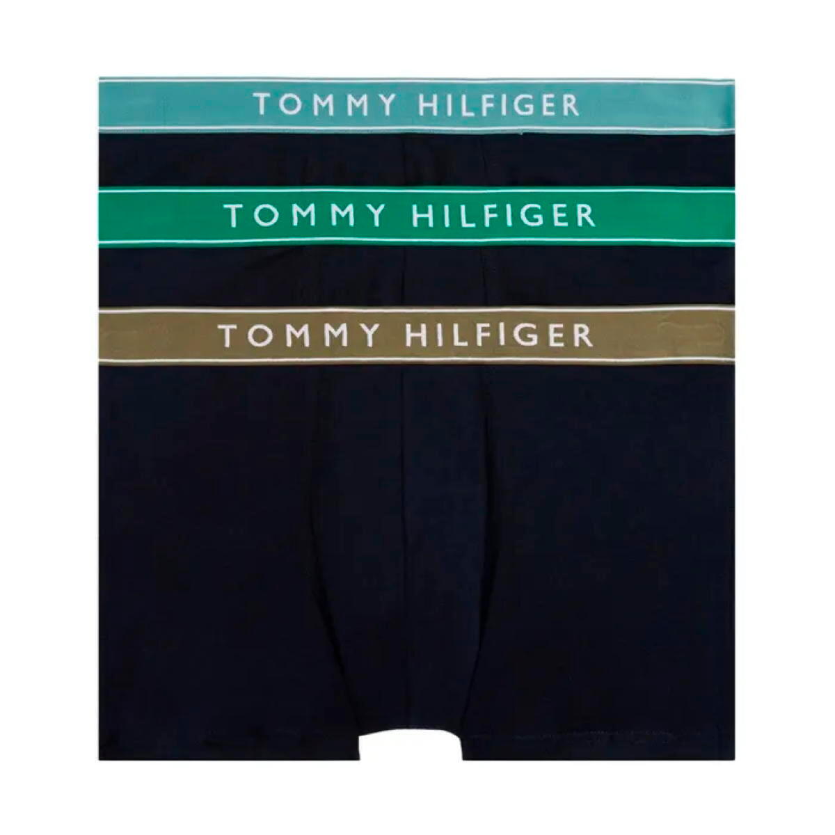 TOMMY HILFIGER Tommy Hilfiger Herren Logo Waistband Trunk Boxershorts (3er-Pack) - UMOUM03457