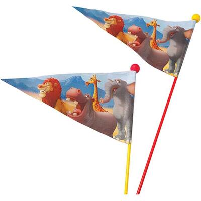 Widek Wimpelstange Animal Kingdom H=1.500mm. farblich sortiert