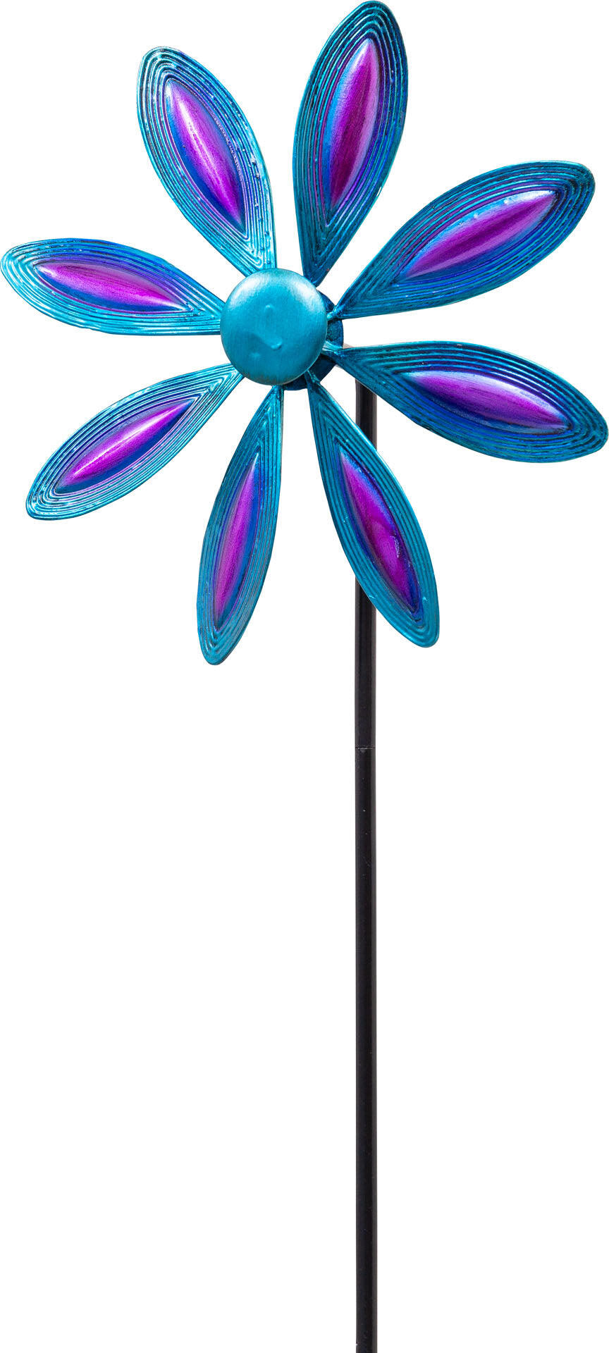 Windvanger HQ Metal Wind Spinner: Single Flower 110242 Multikleur 24 x 70 cm 1/3