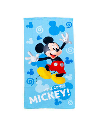 Kinderdoek 70x140cm microvezel disney mickey mouse