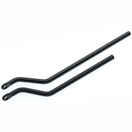 racktime Befestigungsstrebe HR-Träger, Racktime, L=220mm, Versatz 35mm, schwarz