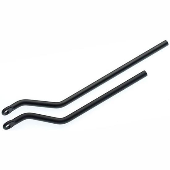 racktime Befestigungsstrebe HR-Träger, Racktime, L=220mm, Versatz 35mm, schwarz