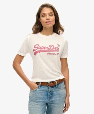 T-Shirt Vintage Logo Verziert