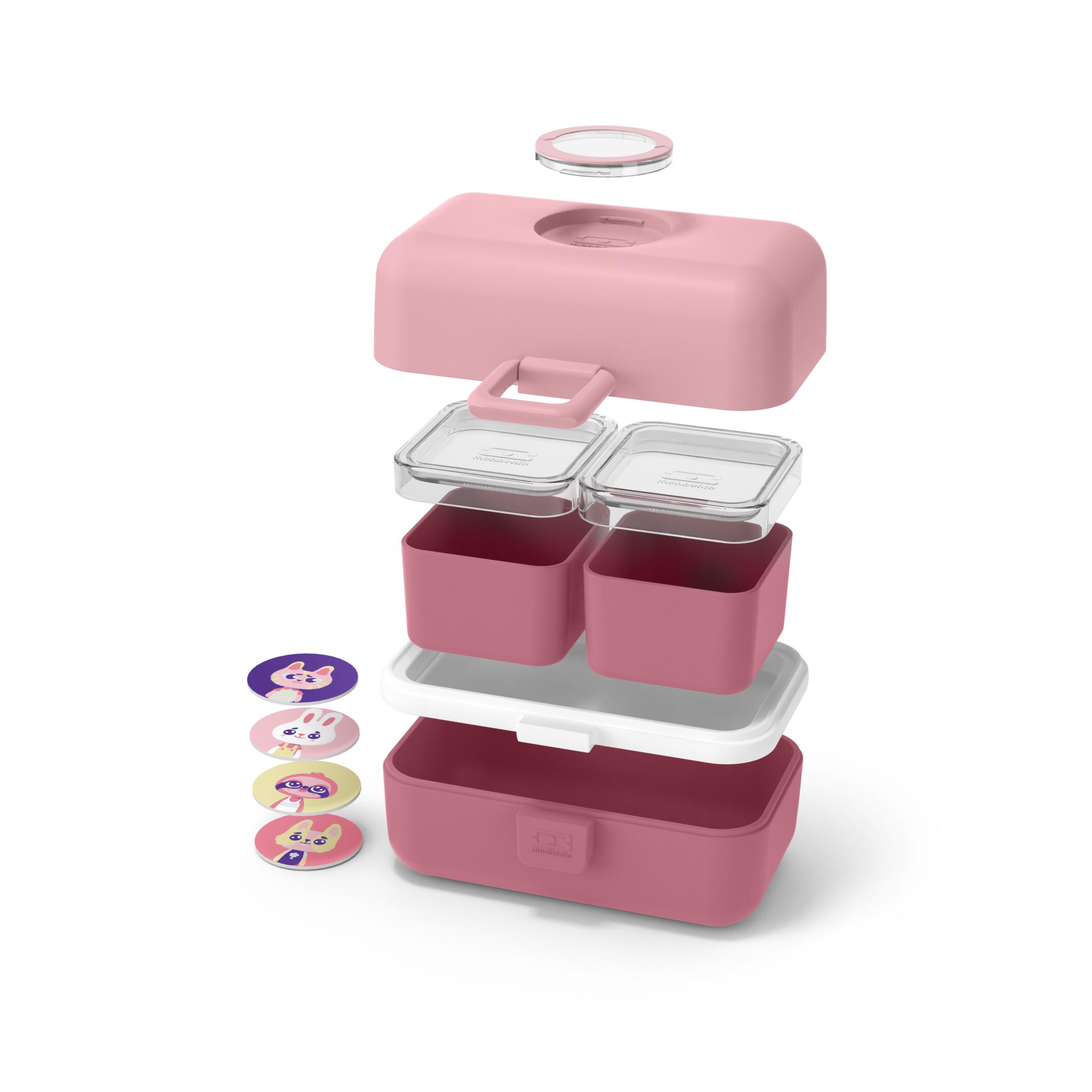 Boite repas/goûter à compartiments 800ml|Enfants|Ecole, pique-nique|Tresor 3/6
