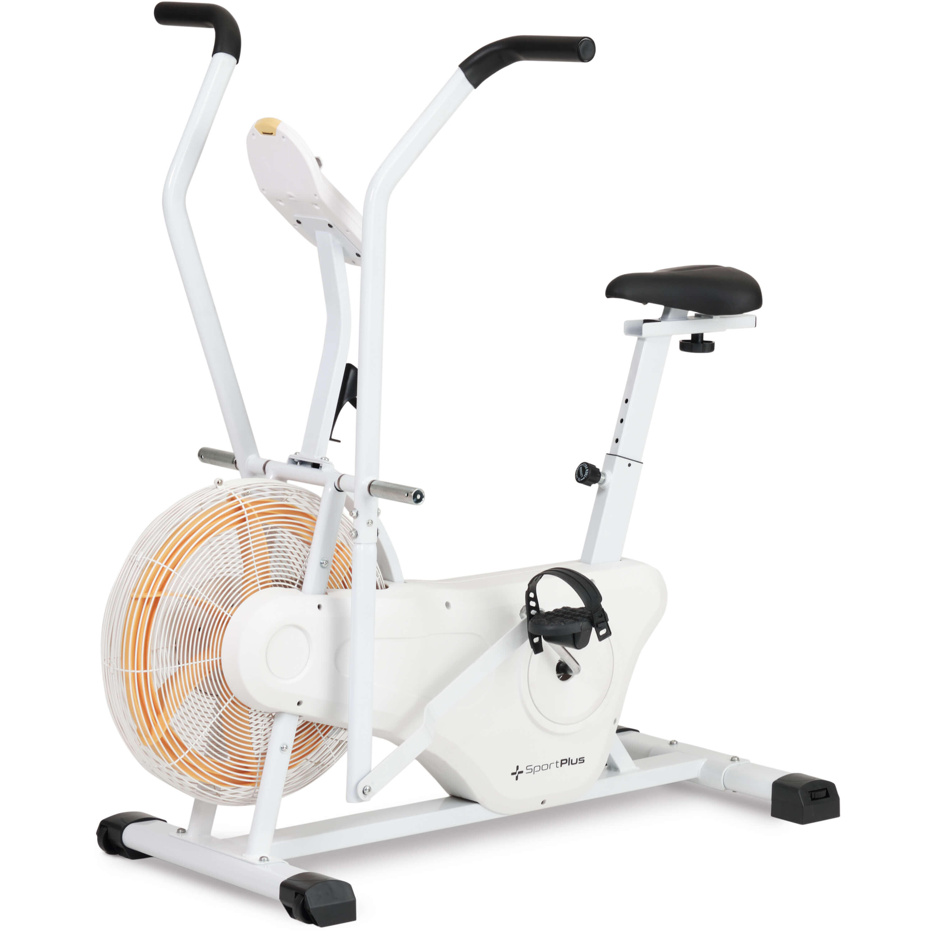 Sportplus - Sportplus Air Bike Pro Avec Résistance À Air, App, Vélo D'Appartement - Vélo D'Appartement - Blanc - Taille Unique - Decathlon