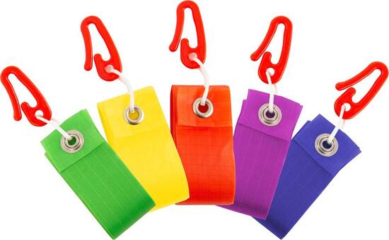 Queue de cerf-volant HQ String Tail 4 m (Set of 5) 126421 Arc-en-ciel 600 cm