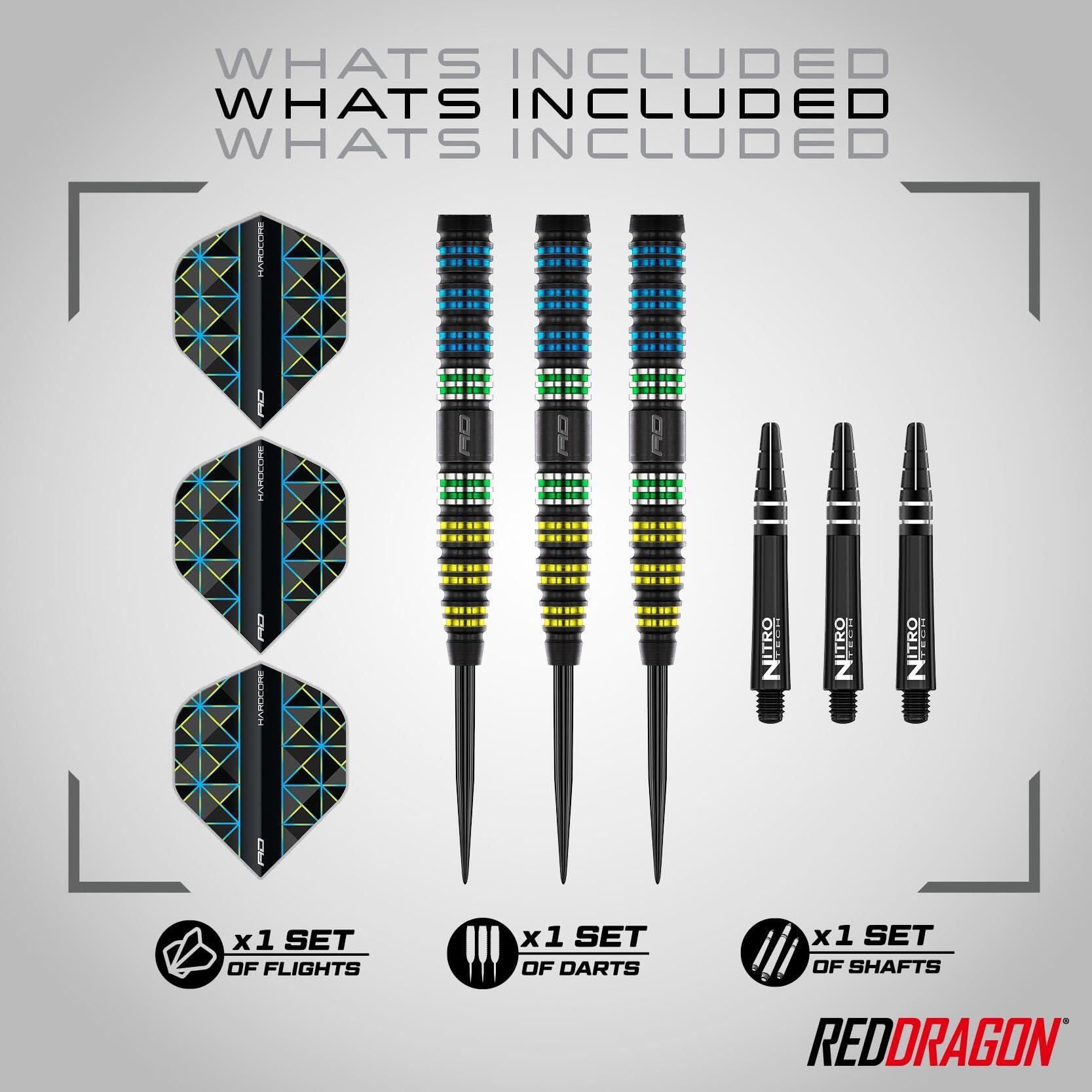 RED DRAGON - Dragonfly 95 - 23g - 95% Tungsten Professional Steel tip Darts Set 2/7