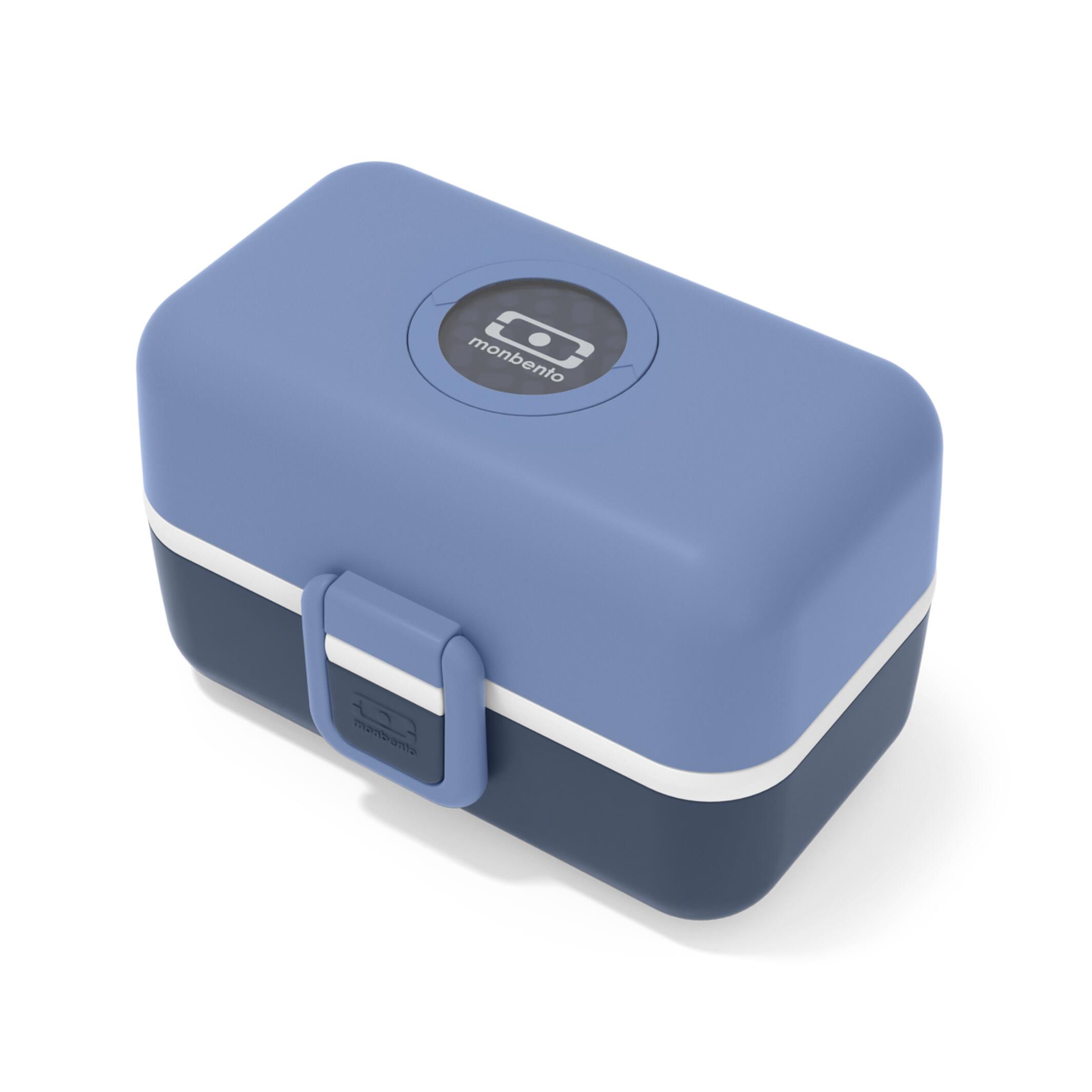 Monbento - Boite Repas/goûter À Compartiments 800ml|enfants|ecole, Pique-nique|tresor - Lunchbox - Bleu - Decathlon