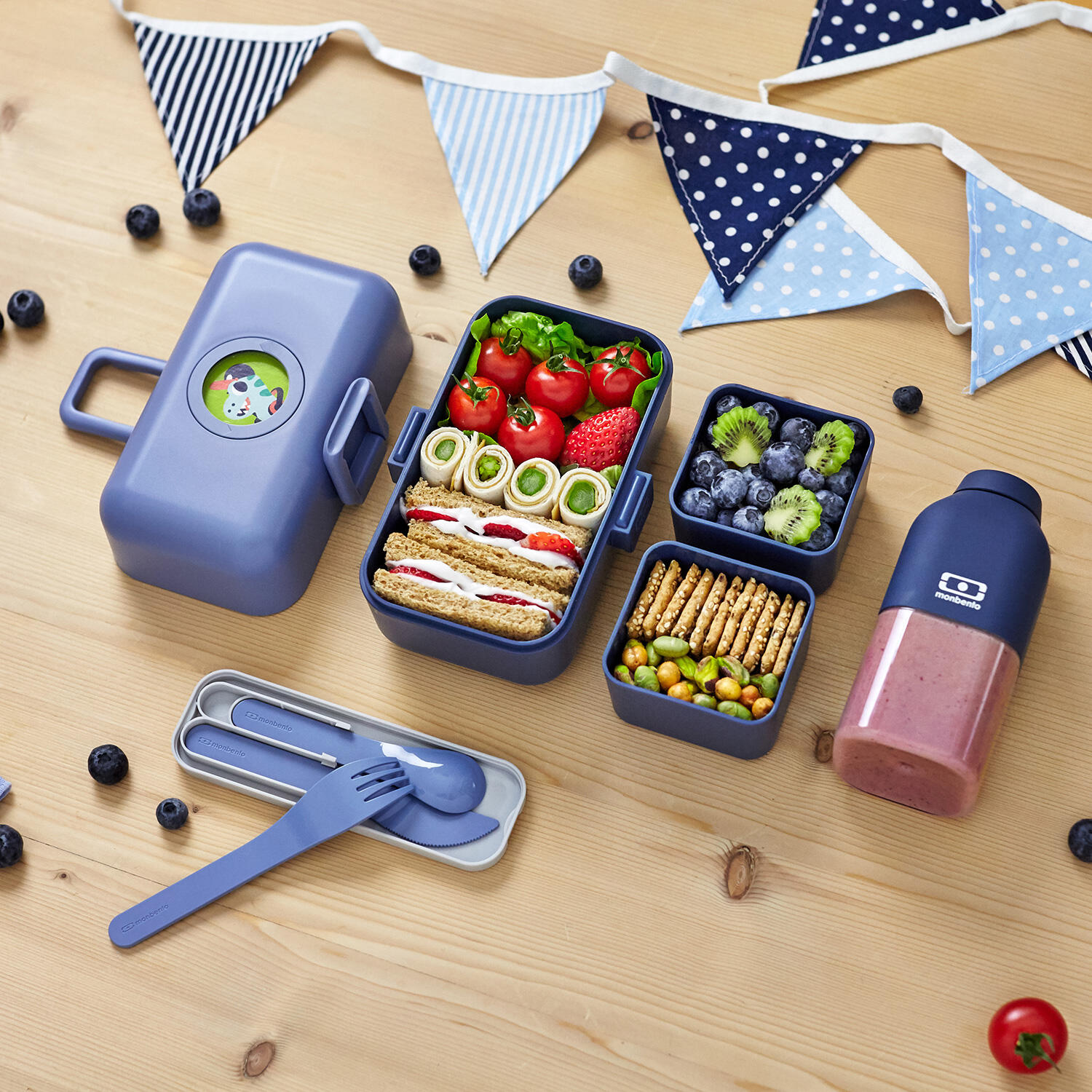 Portapranzo con scomparti 800ml |Bambini |Scuola, picnic |Tresor 5/6