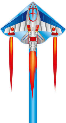 Cerf-Volant HQ Ecoline Jet  120 x 75 cm  Monofil Léger et Stable