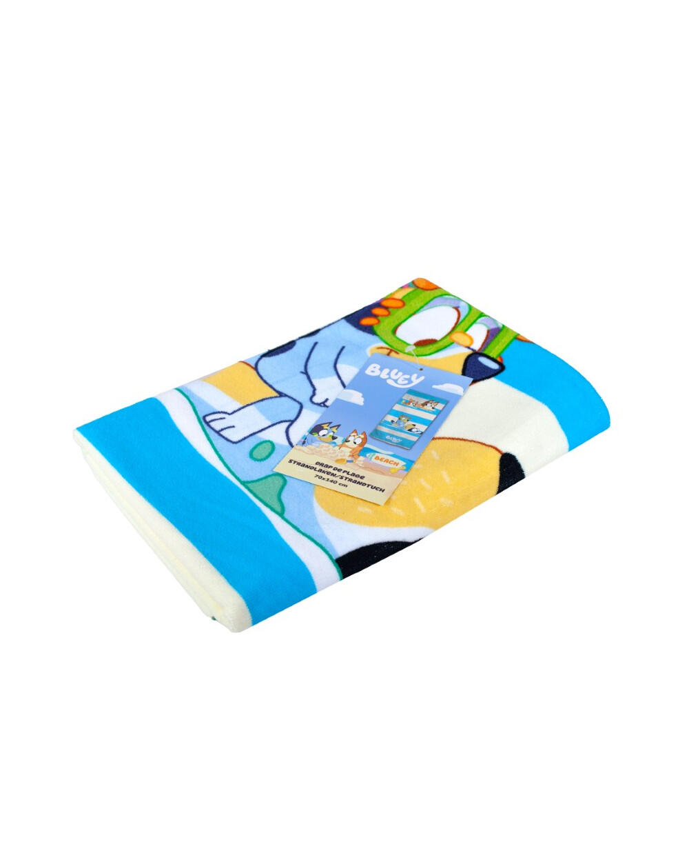 SERVIETTE ENFANT 70X140CM MICROFIBRE BLUEY 2/4