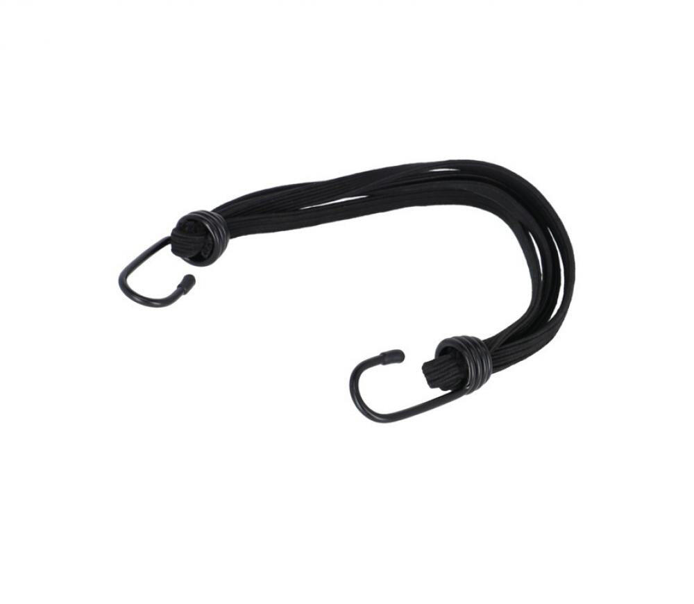 XLC 4-fach Spanngummi mit 2 Haken 10mmx450/650mm, schwarz 2/2